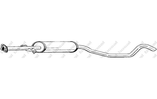 Silencieux central 283-149 Bosal, Image 2