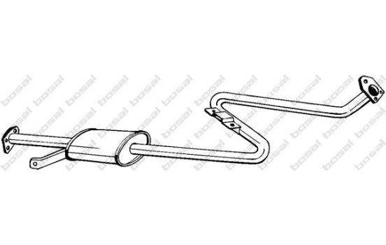Silencieux central 283-165 Bosal, Image 2