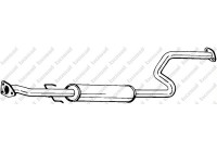Silencieux central 283-233 Bosal