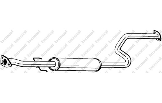 Silencieux central 283-233 Bosal
