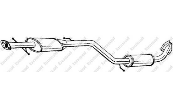 Silencieux central 283-279 Bosal, Image 2