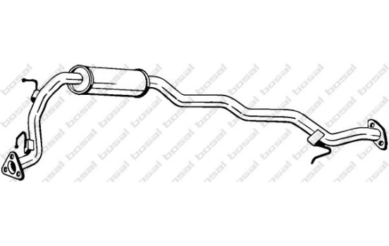 Silencieux central 283-451 Bosal, Image 2