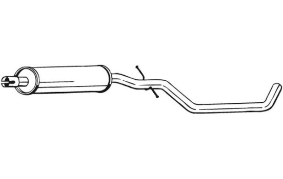 Silencieux central 283-463 Bosal, Image 2