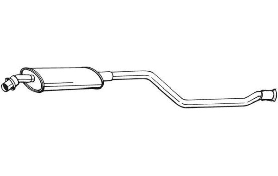 Silencieux central 283-505 Bosal, Image 2