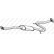 Silencieux central 283-521 Bosal
