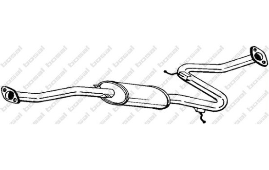 Silencieux central 283-521 Bosal