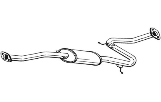Silencieux central 283-521 Bosal, Image 2