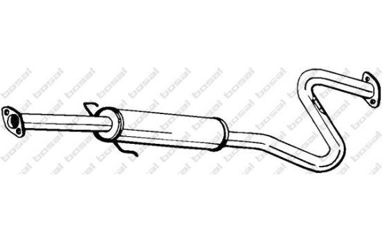 Silencieux central 283-525 Bosal, Image 2