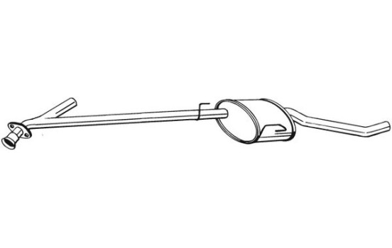 Silencieux central 283-535 Bosal, Image 2