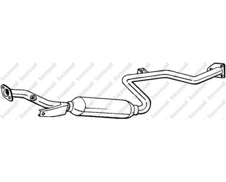 Silencieux central 283-555 Bosal