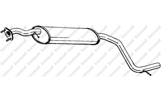 Silencieux central 283-565 Bosal