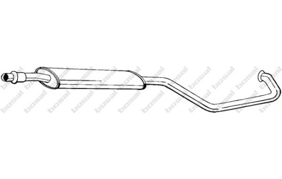 Silencieux central 283-627 Bosal