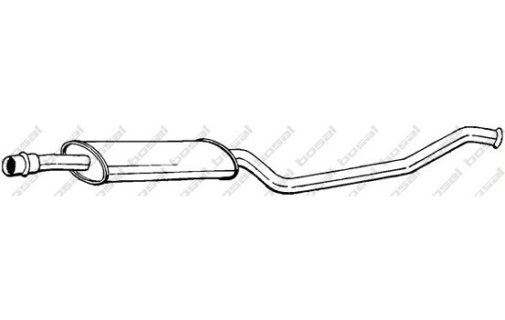 Silencieux central 283-689 Bosal