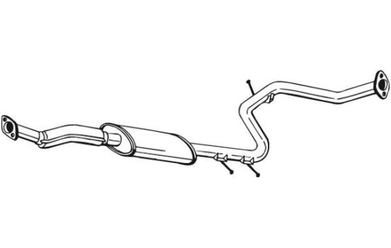 Silencieux central 283-767 Bosal, Image 2