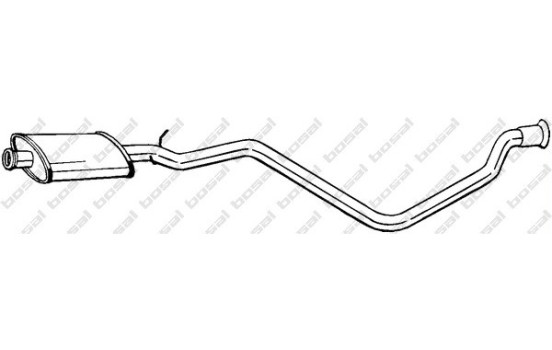 Silencieux central 283-785 Bosal
