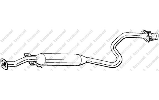Silencieux central 283-823 Bosal