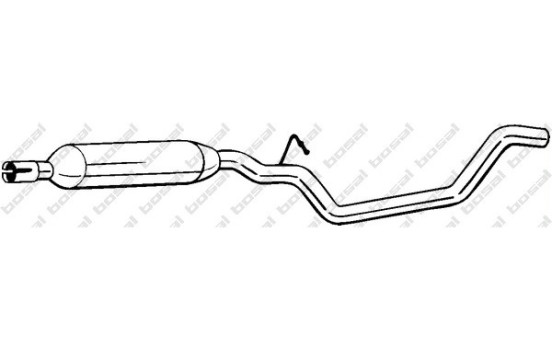 Silencieux central 283-875 Bosal