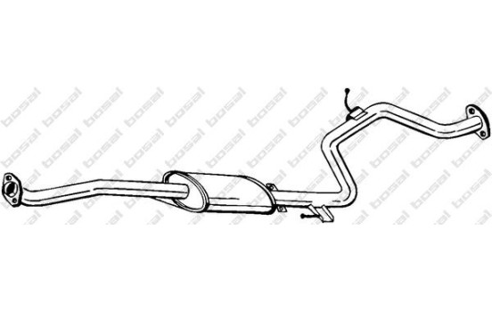 Silencieux central 283-883 Bosal, Image 2