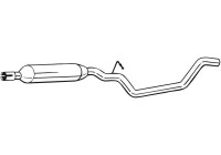 Silencieux central 283-937 Bosal