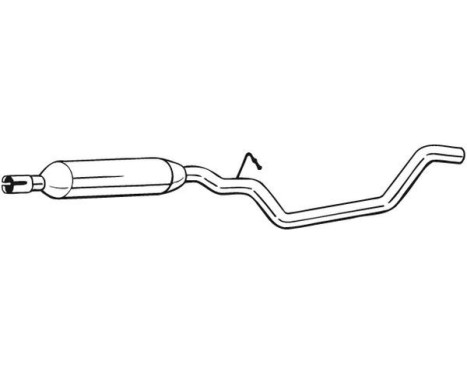 Silencieux central 283-937 Bosal