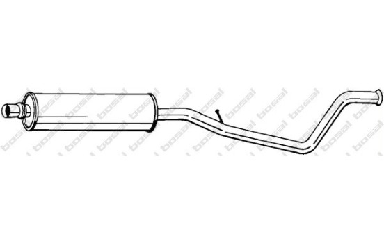 Silencieux central 283-969 Bosal