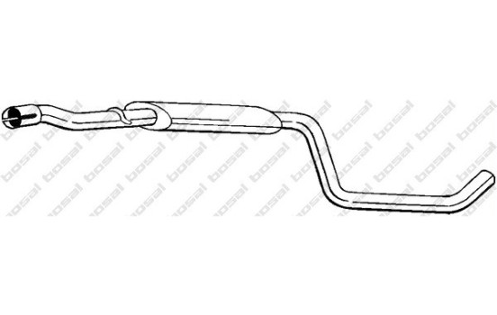 Silencieux central 284-073 Bosal
