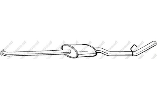 Silencieux central 284-079 Bosal