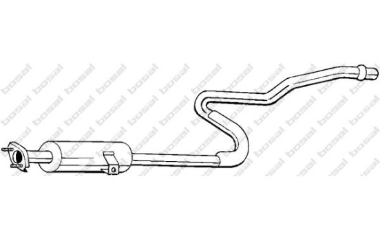 Silencieux central 284-115 Bosal, Image 2