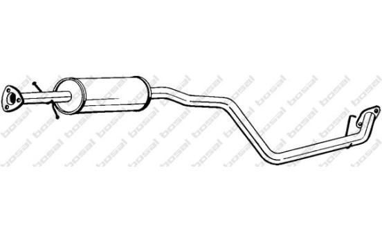 Silencieux central 284-131 Bosal, Image 2