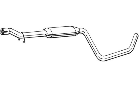 Silencieux central 284-261 Bosal, Image 2