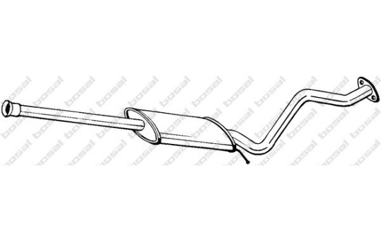 Silencieux central 284-307 Bosal