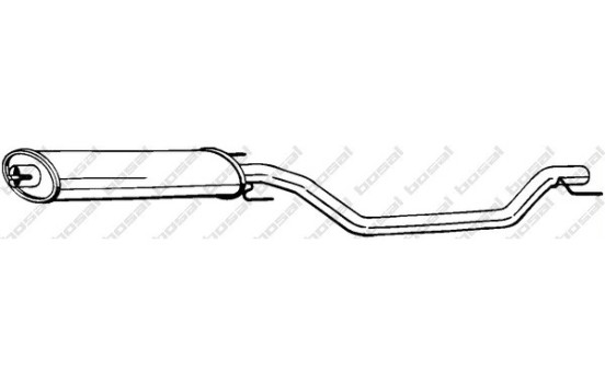 Silencieux central 284-315 Bosal