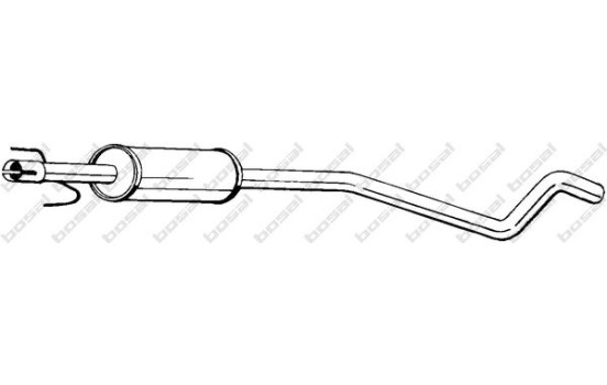 Silencieux central 284-317 Bosal