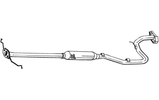 Silencieux central 284-473 Bosal, Image 2