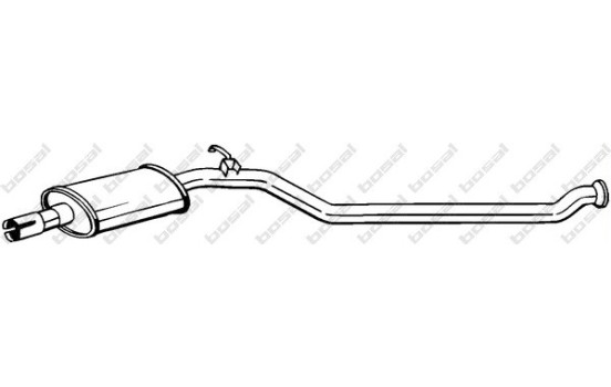 Silencieux central 284-619 Bosal