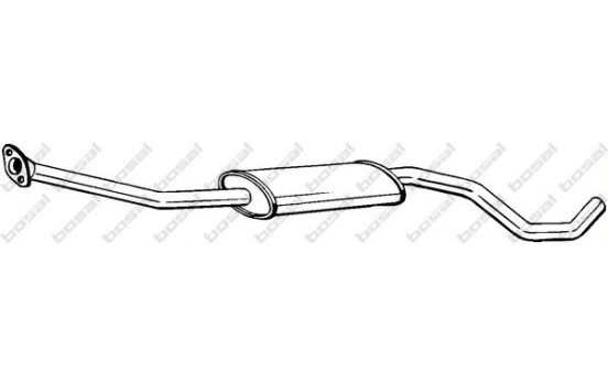 Silencieux central 284-925 Bosal