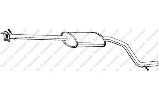 Silencieux central 285-057 Bosal