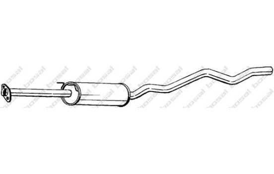 Silencieux central 285-323 Bosal, Image 2