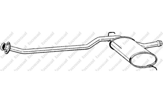 Silencieux central 285-337 Bosal, Image 2