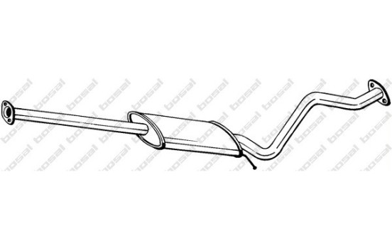 Silencieux central 285-357 Bosal