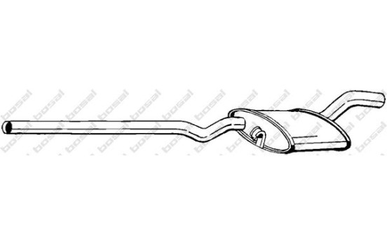 Silencieux central 285-465 Bosal, Image 2