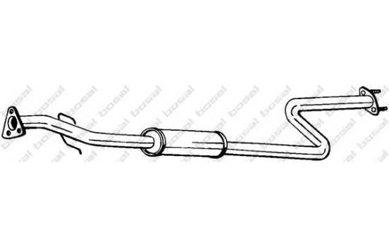 Silencieux central 285-511 Bosal