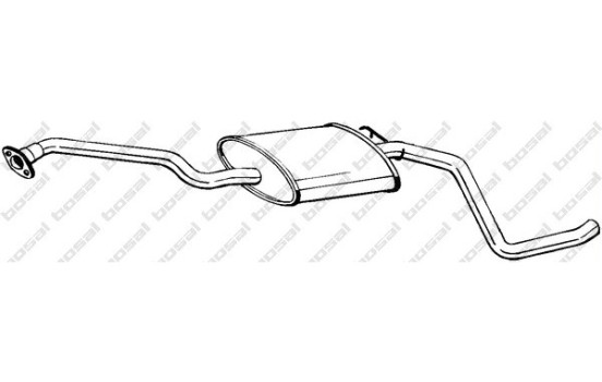 Silencieux central 285-985 Bosal