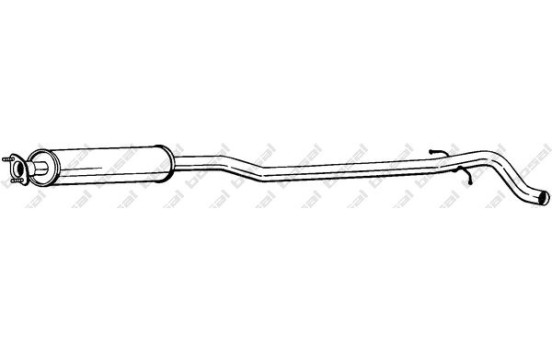 Silencieux central 286-195 Bosal
