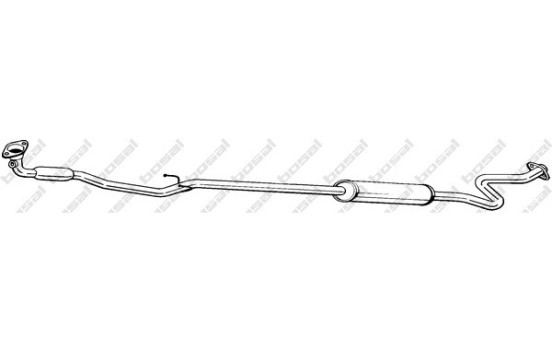 Silencieux central 286-265 Bosal