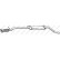 Silencieux central 286-325 Bosal