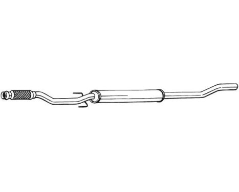 Silencieux central 286-383 Bosal