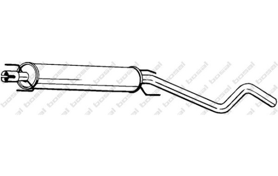 Silencieux central 286-473 Bosal