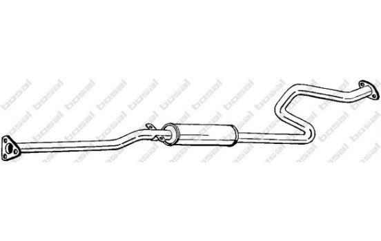 Silencieux central 286-511 Bosal