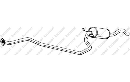 Silencieux central 286-775 Bosal, Image 2